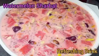 Street Style Sharbbat/ Watermelon sharbbat/ Mohabbat Ka Sharbat/ Summer Drinks/ Easy cooking recipes