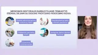 Profesinis perdegimas. Simptomai, prevencija, intervencija.