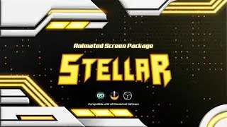 Best Stellar Animated Animated Twitch Overlay For Youtube Gaming