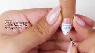 GelColor Nail Art Tutorial  'We Amadora This City'   OPI Lisbon Collection
