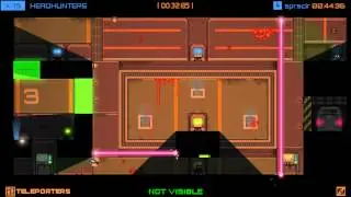 Stealth Bastard Deluxe - The Teleporter Chambers X-15 Speed Run