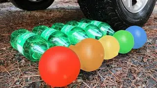 EXPERIMENT Car VS Sprite and Rainbow Balloons (NOT Mentos and Coke Underground)
