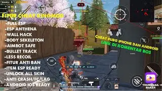 CHEAT PUBG IPHONE DAN ANDROID TERBARU PUBG GL/KR/VNG/TW SEMUA FITUR LENGKAP ANTI BAN 100% AKUN UTAMA