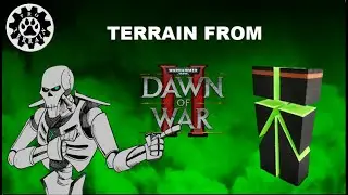 Terrain from DoW2 I Necrons №2 I Террейн Некроны