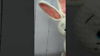 новый малыш. Зайчик крючком.  техника амигуруми.