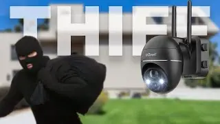 Can you catch Robbers on a budget? - IEGeek battery solar camera review