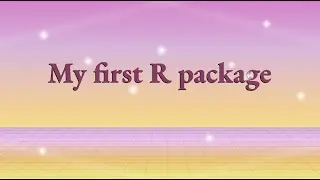 My first R package!