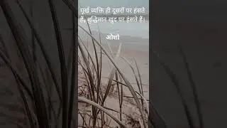 मूर्ख व्यक्ति ही दूसरों पर हंसते हैं, बुद्धिमान खुद पर हंसते हैं।