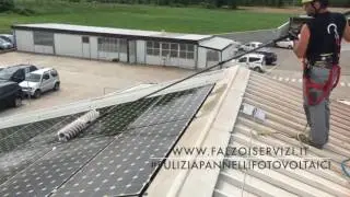 Pulizia Pannelli Fotovoltaici - Falzoi Servizi - Alessandria