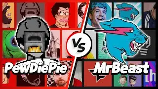 PewDiePie Team Vs MrBeast Team - SubCount [2006 - 2026]