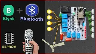 Best Home Automation System 🏡 using ESP32 Blynk Bluetooth with Fan Dimmer | IoT Project 2022
