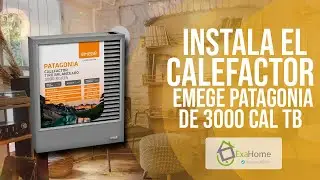 Instala el Calefactor Emege Patagonia de 3000 cal Tiro Balanceado Rapido y Facil