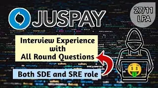 🔴 Juspay 🔴| Interview Experience | SDE and SRE Role | Hacks to Crack | 27/11 CTC 🤑