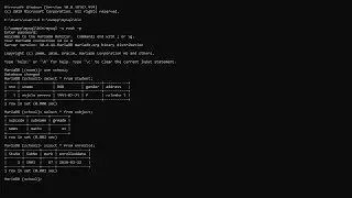 How to create MySQL database using command prompt