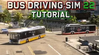 Bus Driving Sim 22 Tutorial Movie | PC Steam 4K