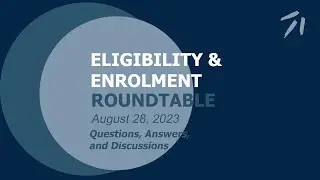 E&E Roundtable Discussions - Panel 1,2, and 3: Questions, Answers, and Discussions