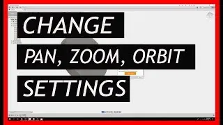 Fusion 360 - Pan, Zoom, Orbit (Rotate) Settings
