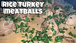 Rice turkey meatballs