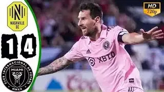Nashville vs Inter Miami Match Highlight & all Goals #intermiamivsnashville