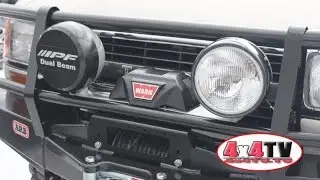 4x4TV Product Review - IPF 900 Dual Beam Light Install Land Cruiser