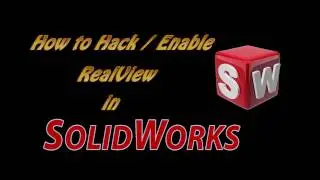 How To Enable Realview Graphics In Solidworks | Realview Graphics Solidworks on Gaming GPU