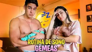 ROTINA DE SONO DAS GÊMEAS! | *nossa loucura noturna*