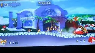 Sonic Rivals 2 Tails vs Knuckles and Dr. Eggman