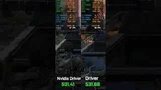 Nvidia Drivers 531. 41 vs 531.68 - The last of us part 1 
