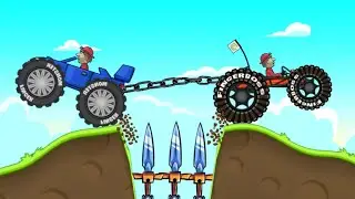 RALLY CAR vs DUNE BUGGY - Hill Climb Racing