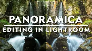 Editing foto PANORAMICA in Lightroom | 6 scatti in 1 immagine