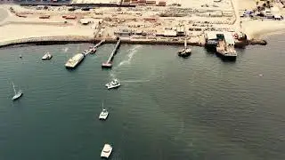 Laramon Tours catamaran cruises from the sky
