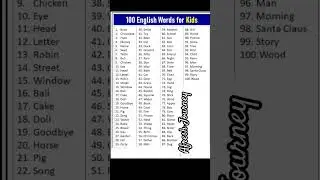 100 English words |English Practice day5|Afresh Journey|#shorts #english #viral  #spokenenglish