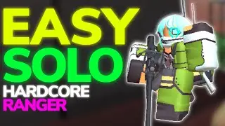 EASY SOLO OP HARDCORE WITH NEW RANGER - Tower Defense Simulator (ROBLOX)