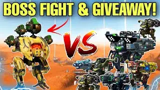 🔥 ANGLER VS COSSACKS 1VS6 BOSS FIGHT & GIVEAWAY TALON WITH CLAW WINNERS! || WAR ROBOTS WR ||