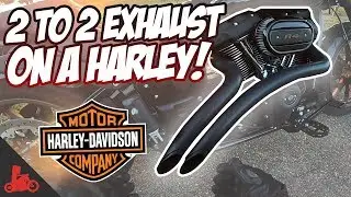 What a HARLEY Sounds Like with Dual Exhaust!