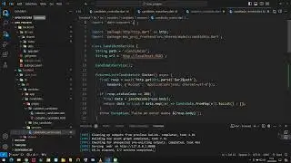 Continuação do Tutorial full stack app em dart