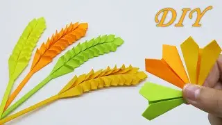 🌾 Paper Spikelet/Origami DIY
