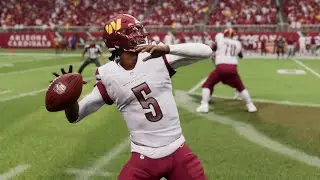 Arizona Cardinals vs Washington Commanders  - NFL Week 4 2024 Full Game Highlights (Madden 25 Sim)
