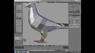 Create Pigeon model by Blender 2.79 // Blender ATX
