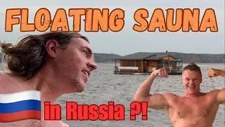 🛥️🇺🇸An AMERICAN in RUSSIA!🇷🇺😱Stuck on a Floating River SAUNA with no English Speakers!🌊🗣️