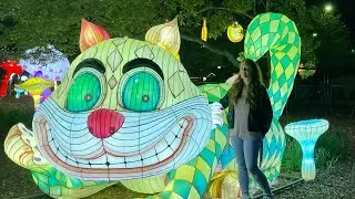 A Wonderland of Lights! LuminoCity Festival -Pullen Park Raleigh NC