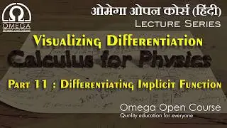 Understanding Calculus - Part 11 | Differentiating Implicit Function