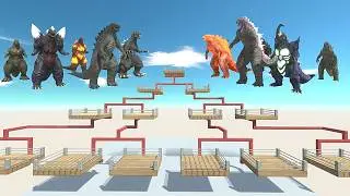 GODZILLA : Arena Tournament - Animal Revolt Battle Simulator | ARBS