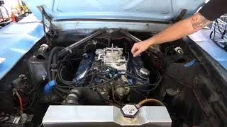 1966 Mustang 289 with new Edelbrock Performer Manifold and Holley Street Warrior 600 Carb
