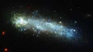 Zoom na galáxia LEDA 36252 l 4K