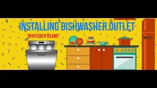 How To Install garbage Disposal Switch and Outlet In Kitchen Island