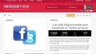 Responsive Micro Jobs Theme