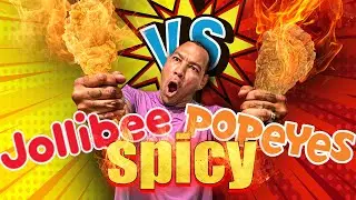 Jollibee Vs. Popeyes SPICY CHALLENGE!