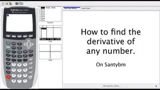 Find the Derivative of a Function - TI-84 Tips and Tricks (QUICK and Easy!)