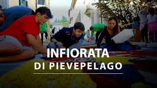 L'infiorata di Pievepelago - Opera d'arte vivente